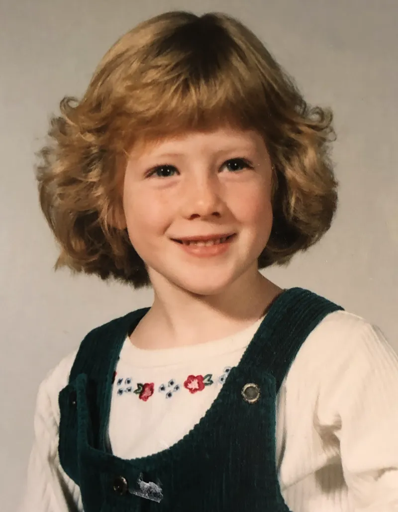 Kara MacDougall as a child