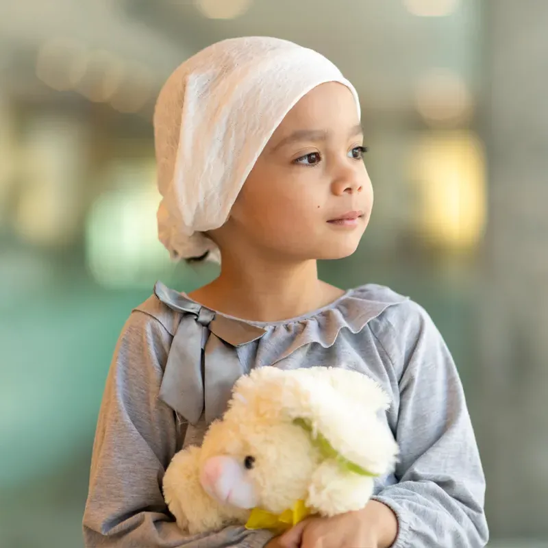 Young girl with Cancer