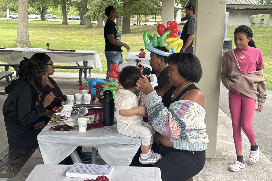 The Kara Fund Sickle Cell Back-to-School Picnic - Family enjoying time together