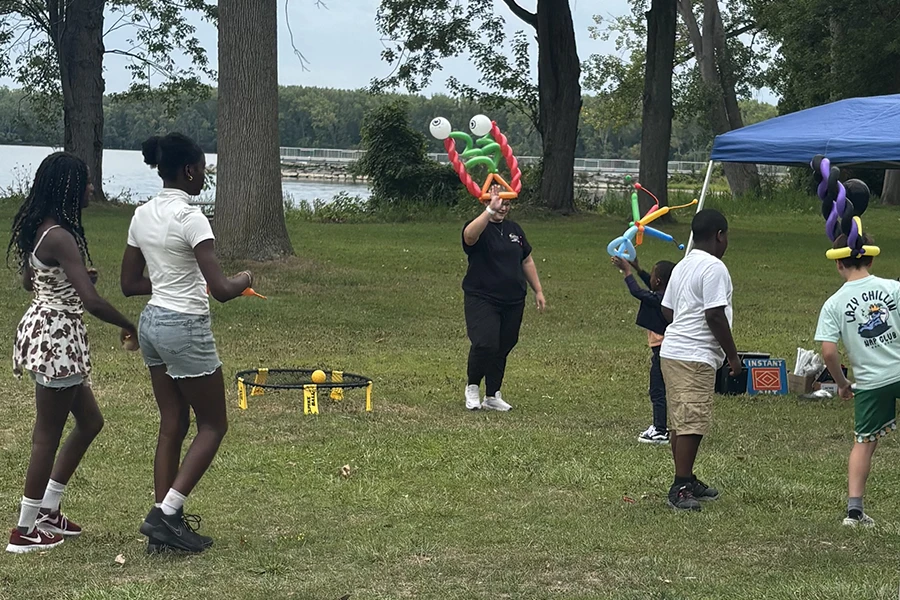 The Kara Fund Sickle Cell Back-to-School Picnic - Balloon animals and games